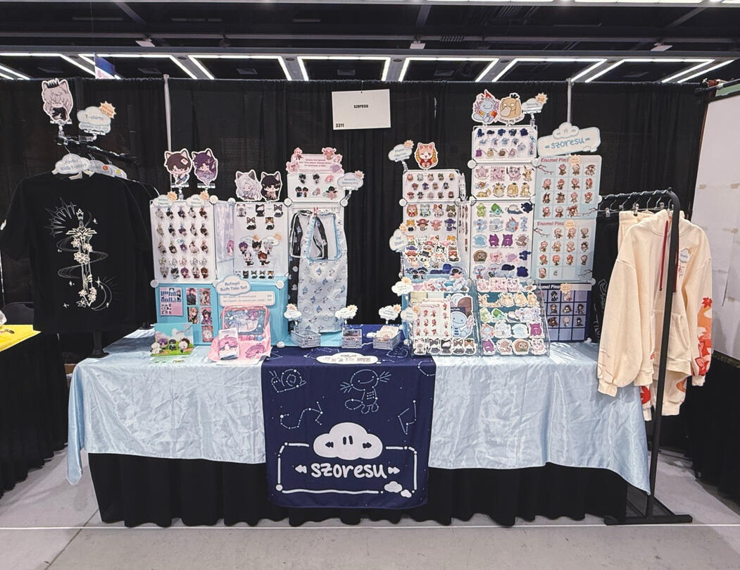 Sakuracon 2026, 8ft table